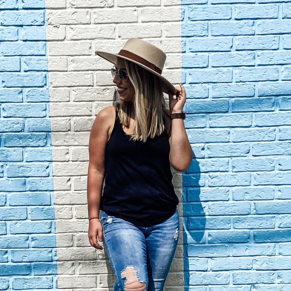 Kittenish Wide Brim Hat